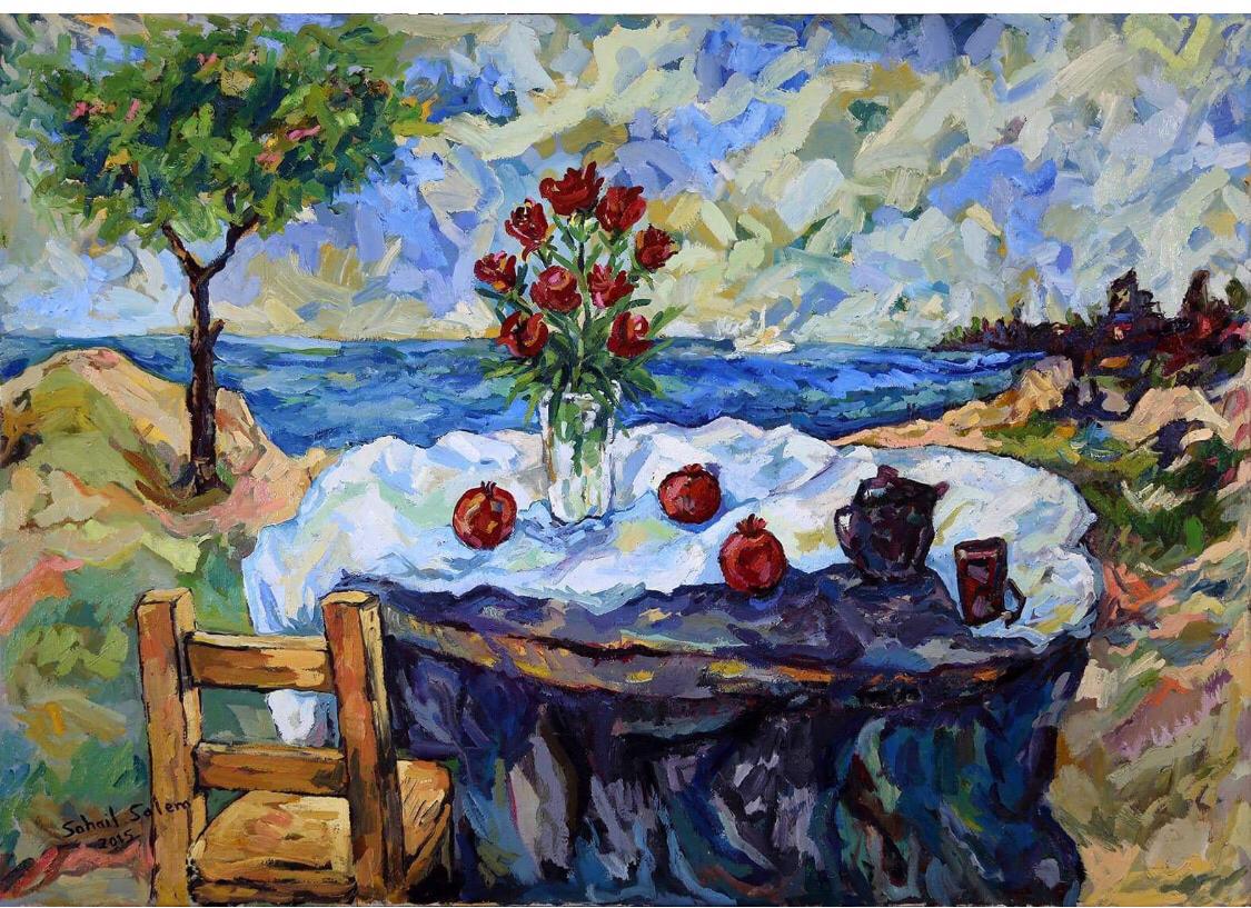 الأردنية دينا عدنان هلسا تدعم فناني غزة التشكيليين - فيديو