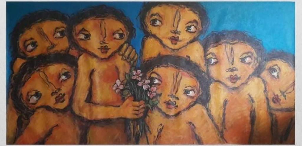 الأردنية دينا عدنان هلسا تدعم فناني غزة التشكيليين - فيديو