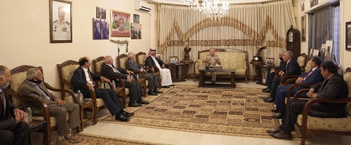 تفاصيل من زيارة الملك لخشافية الشوابكة - صور 