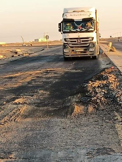 مطالب بإصلاح موقع الشيدية على طريق المدورة