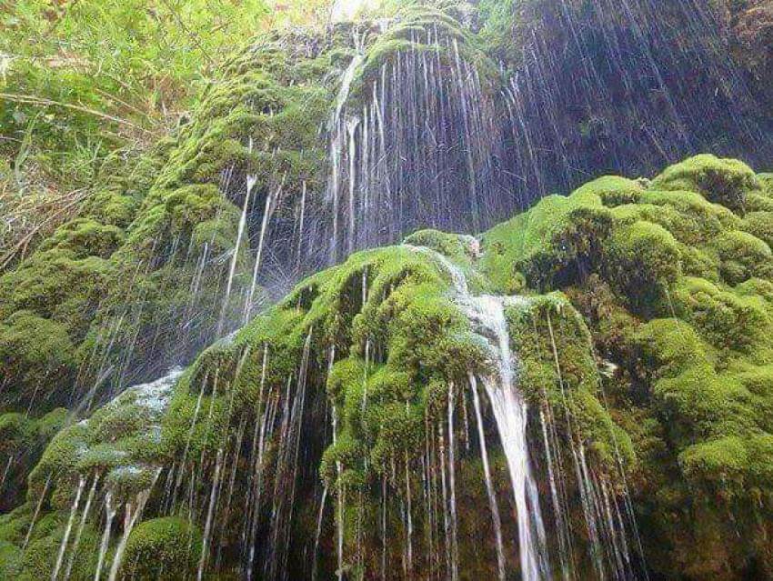 شلالات المشلشة في الطفيلة مشاهد لا توصف ..