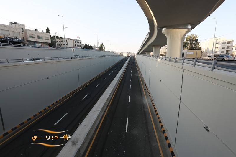 افتتاح تقاطع مرج الحمام - صور