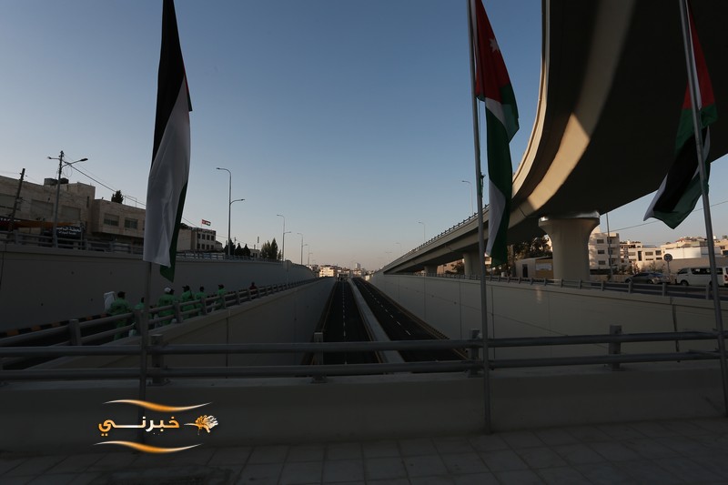 افتتاح تقاطع مرج الحمام - صور