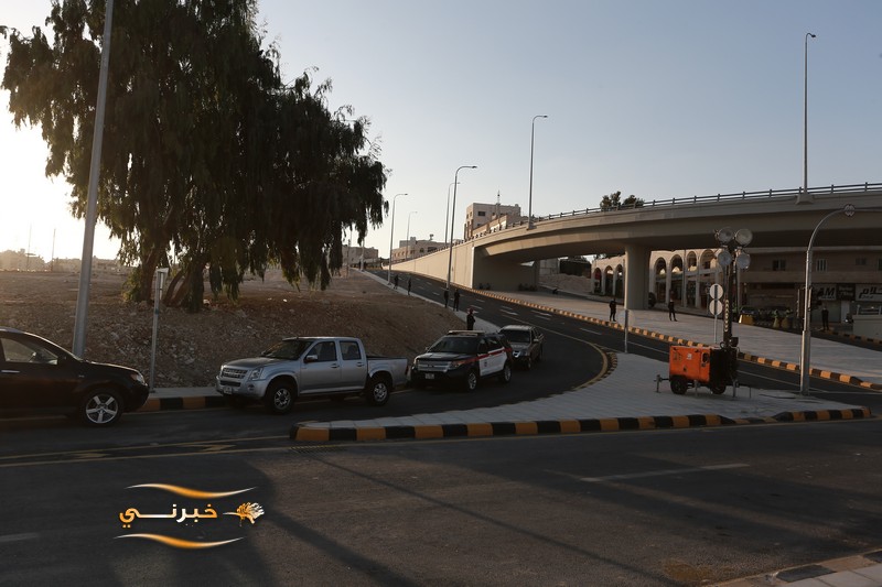 افتتاح تقاطع مرج الحمام - صور