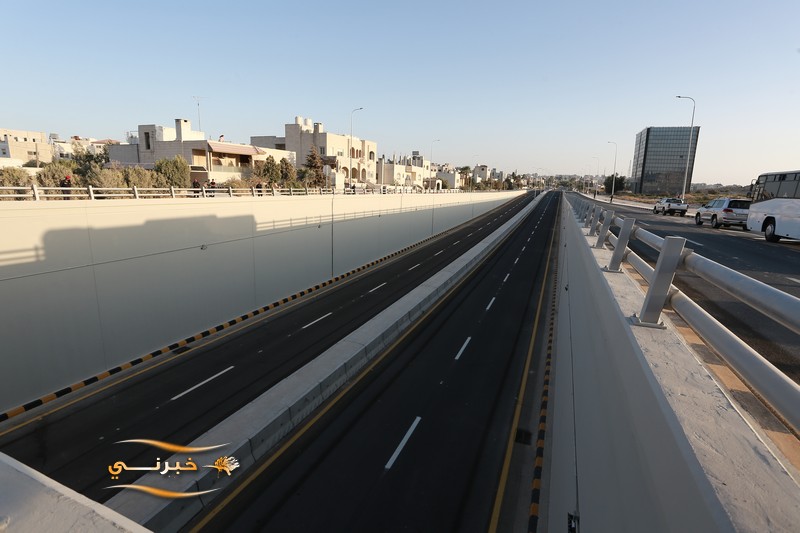 افتتاح تقاطع مرج الحمام - صور