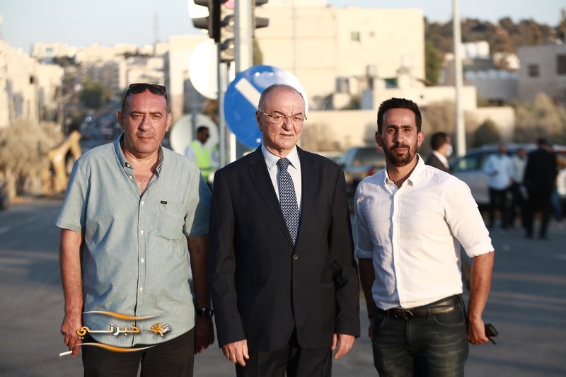 افتتاح تقاطع مرج الحمام - صور