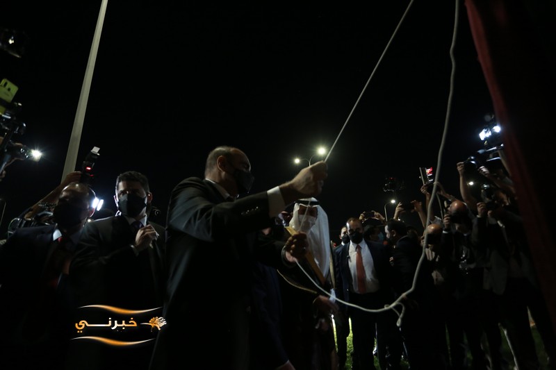 افتتاح تقاطع مرج الحمام - صور