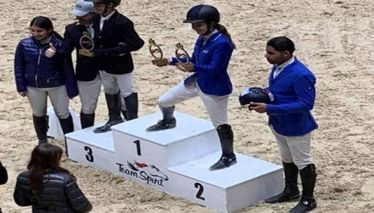 شام الأسد تحصد المركزَين الأول والثاني لبطولة الفروسية ! - صور