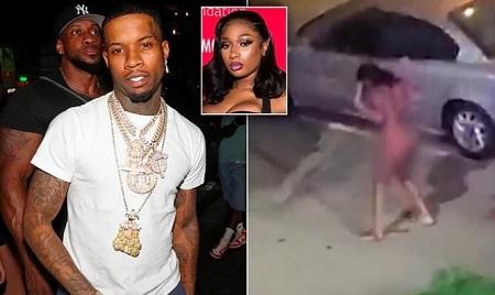 مغني راب أميركي يطلق النار على مغنية مشهورة  فيديو 