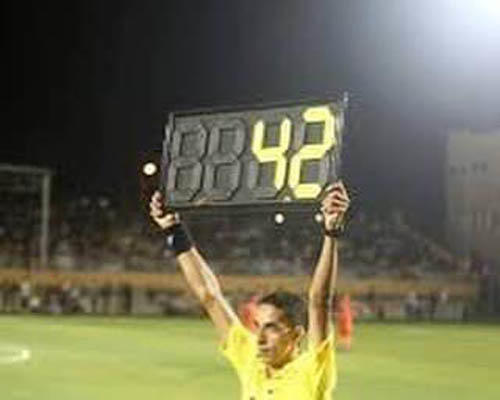 42 دقيقة وقت بدل ضائع