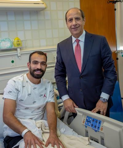 اللوزي يزور بهاء فيصل