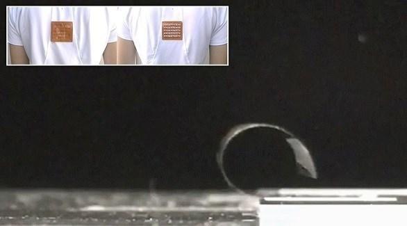  علماء يطورون مادة ذكية تمنع ظهور بقع التعرق