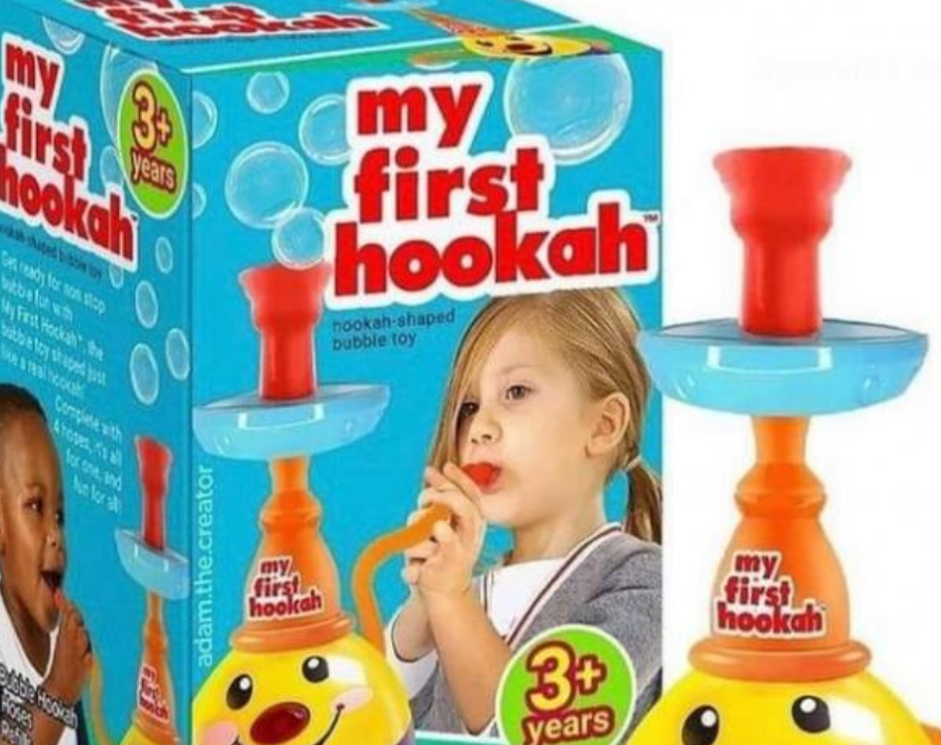 أرجيلة الأطفال تسبب الذعر بين الأمهات