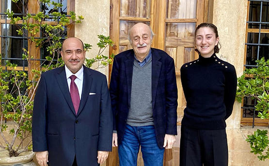 جنبلاط  دعم الاردن مهم لمواجهة الاستيطان