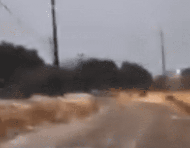 مرتفعات سوف بجرش تشهد تساقطا للثلوج 