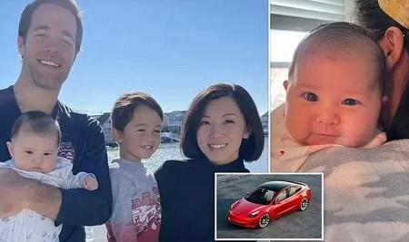 سموها تسلا ولادة طفلة في سيارة ذاتية القيادة 