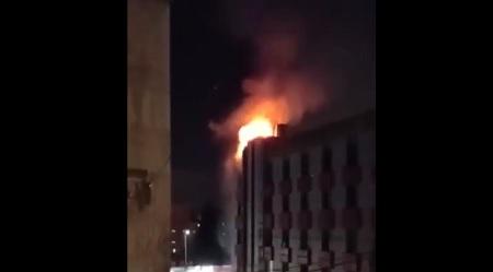 شاهد احتراق مطعم مشهور في صويلح