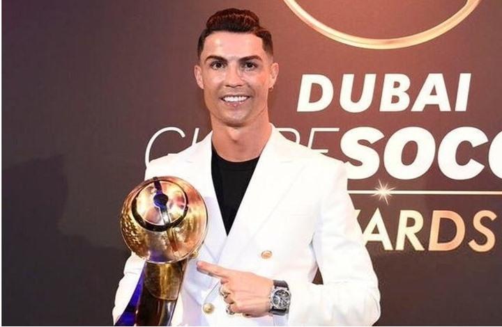 رونالدو يتوج بجائزة غلوب سوكر لأفضل هداف في التاريخ 