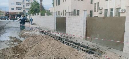 70  الإنجاز بمشروع تصريف أمطار معان