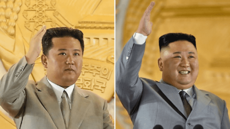 ياقة قميص كيم تثبت نجاحه في خفض وزنه