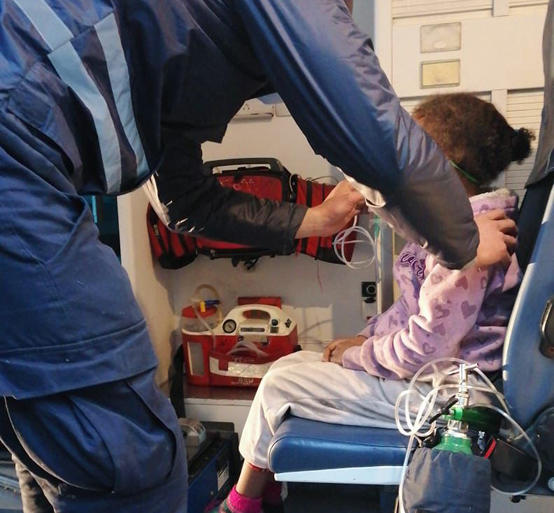 انقاذ 12 شخصا من حريق شقة في عمان