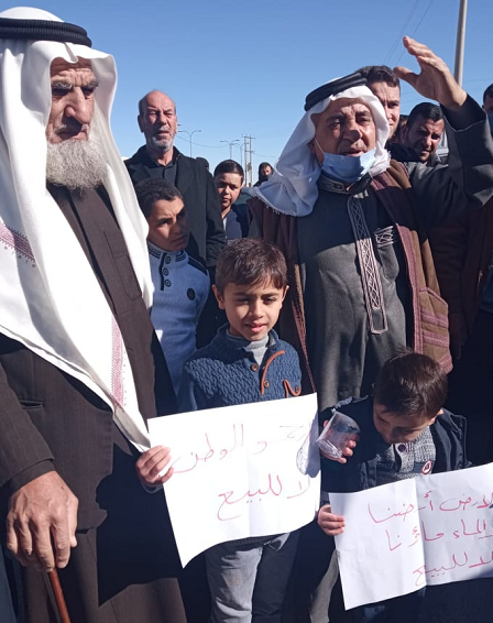 وقفات احتجاجية بمعان رفضا لخصخصة المياه