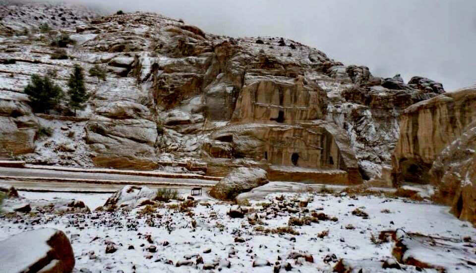 استقبال حافلة سياحية في البتراء اليوم 