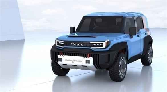 تويوتا تطلق سيارة كهربائية جديدة 