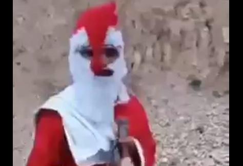 بابا نويل مقطوع في الاردن  فيديو 