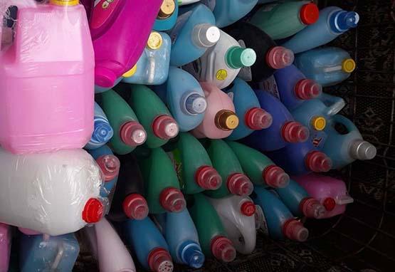 المفرق اتلاف نصف طن منظفات مغشوشة