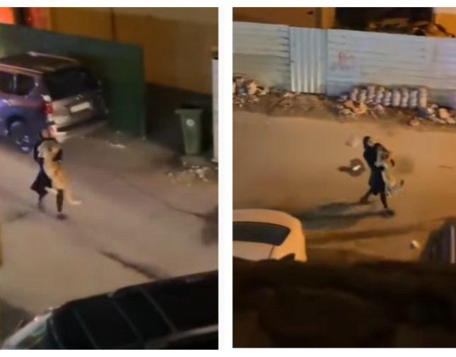 فتاة كويتية تسيطر على أسد هارب  فيديو