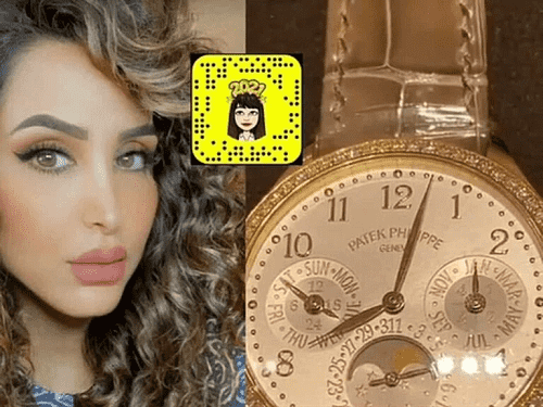 شاهد هند القحطاني تشتري ساعة بـ نصف مليون ريال  فيديو 