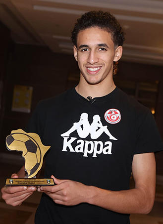 التونسي حنبعل أفضل لاعب أفريقي صاعد