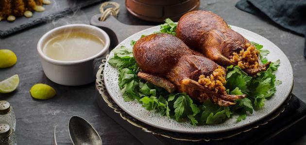 إليكم طريقة عمل الحمام بالفريكة