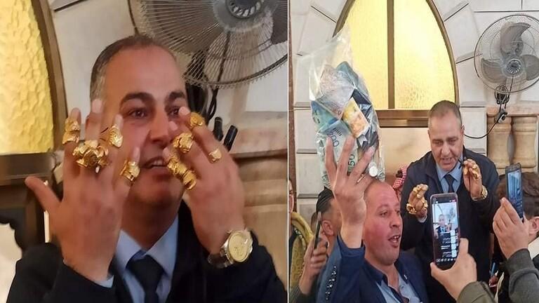 فلسطينيات يتبرعن بـ41 خاتم ذهب لتوسعة مسجد  فيديو