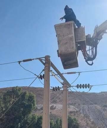 فصل الكهرباء عن مناطق بالكرك والعقبة 