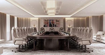 قاعات رئاسة الوزراء بتصميم جديد  صور 