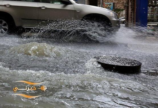 الأشغال تتعامل مع 44 بلاغاً خلال المنخفض 