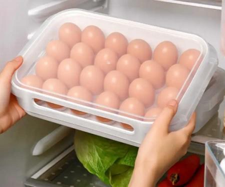 تحذير من وضع البيض في باب الثلاجة 