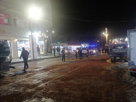 تسرب لمادة الديزل يغلق شارعا في الرمثا