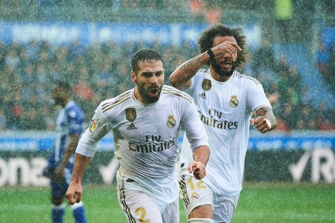 قبل نهائي السوبر  اصابة مدافع الريال بكورونا