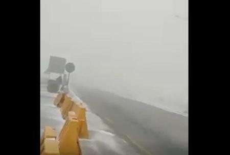 تساقط الثلوج في رأس النقب  فيديو 