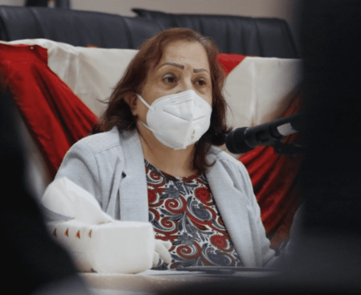 وزيرة الصحة الفلسطينية تدخل الحجر الصحي
