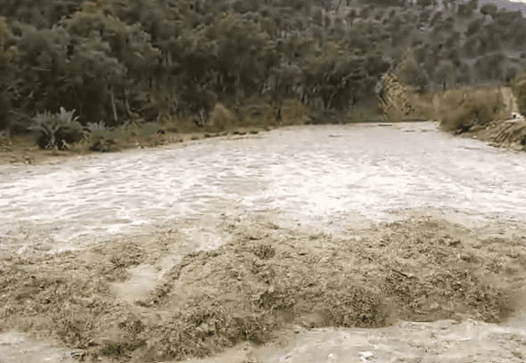 المنخفض رفع حجم الأمطار الساقطة إلى 327