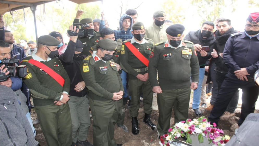 القوات المسلحة تشيع الشهيد الخضيرات