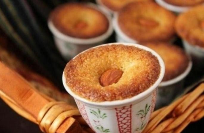 طريقة سهلة ومميزة لعمل بسبوسة الفنجان