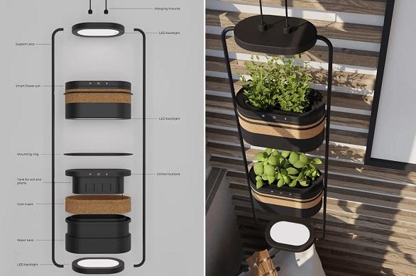  نظام ذكي لزراعة النباتات داخل المنزل