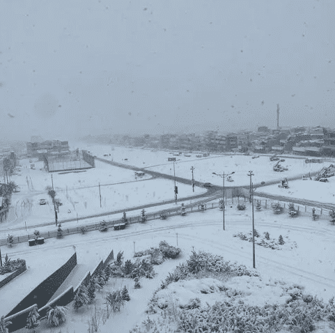 زوابع ثلجية تجتاح العراق