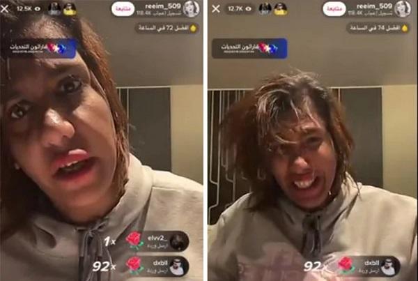ريم البلوشي تصاب بحالة هستيرية وتضرب نفسها