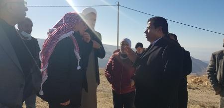 استكمال مشروع طريق رحاب حمامات عفرا